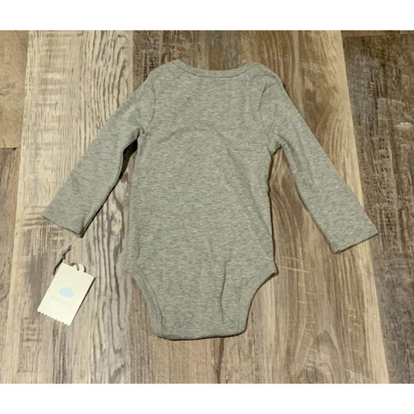 Cloud Island Infant Long Sleeve Gray "Hello Sunshine" One Piece Romper Size 18M - Picture 3 of 3